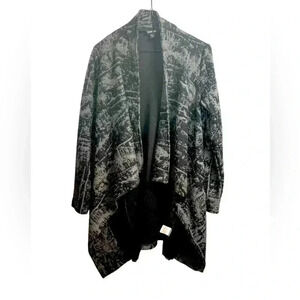 Ronen  Chen Black w Gray Soft Sweater Size 6